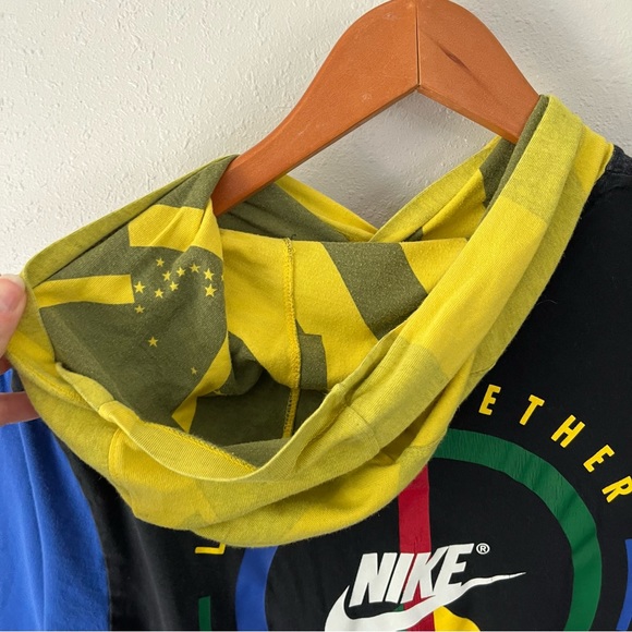 Nike NYC Wildcard Hooded Multicolor T-Shirt 90s Size Medium - Picture 14 of 16